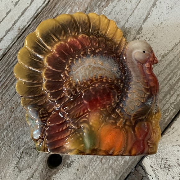 Vintage Stoneware, Turkey Napkin Holder - Picture 7 of 7